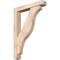 Ekena Millwork Funston Craftsman Smooth Bracket w/ Offset Brace, Douglas Fir, 5 1/2"W x 32"D x 44"H BKT0604X32X44FST04SDF - alternate 1